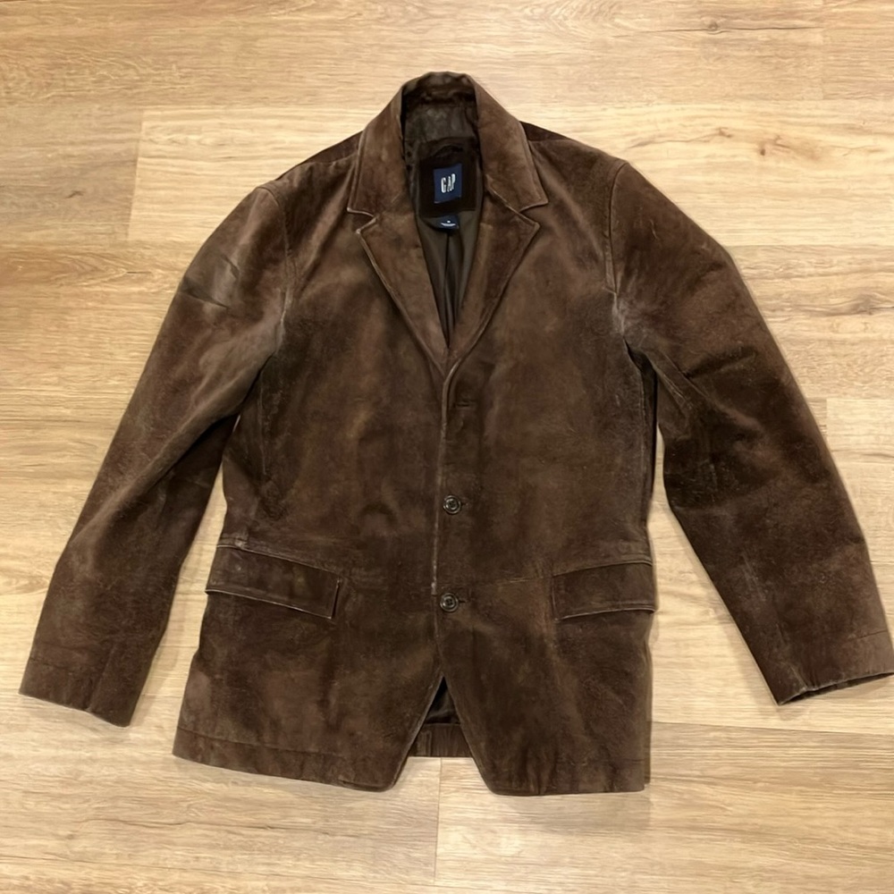 Vintage GAP Suede Leather Blazer
